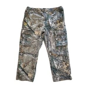 RealTree Xtra Men's XL Camo Pants Cargo Pockets 42x28 Forest Timber Oak